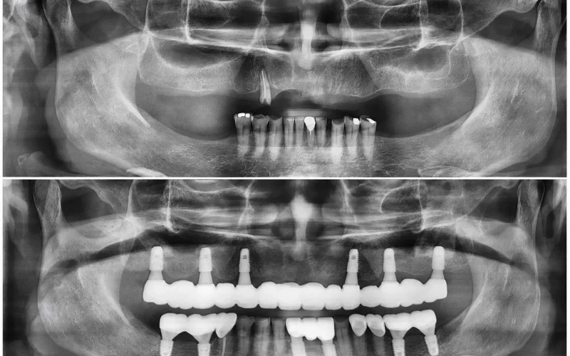 [경산 명치과] 명치과 -(myungdental) -임플란트 - 오래된 틀니사용 디지털 풀아치 회복2